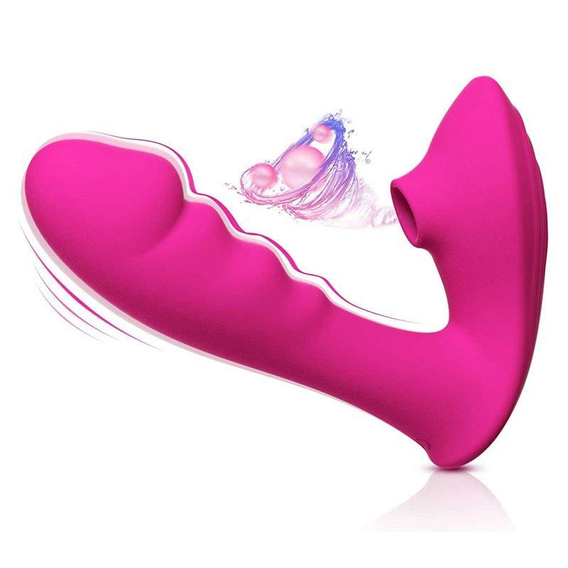 Vibrators |  Sucking Vibrator Adult Sex Toys Female Vibrators Pulse Pure Clit Nipple Sucker With 10 Modes Vibe Toy Personal Stimulator For Women rose red Adult Items Rose red