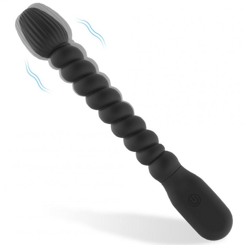 Vibrators |  Vibrating Anal Beads Butt Plug 10 Vibration Modes Anal Vibrator Male Prostate Stimulator G Spot Sex Toy For Men Women black Adult Items Black