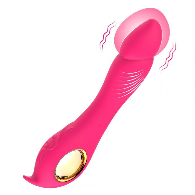 Vibrators |  Vibrator 9 Modes Vibration 5 Modes Inflation Vibrator Clitoral Massager Nipple Stimulator Rose Red Adult Items Rose red