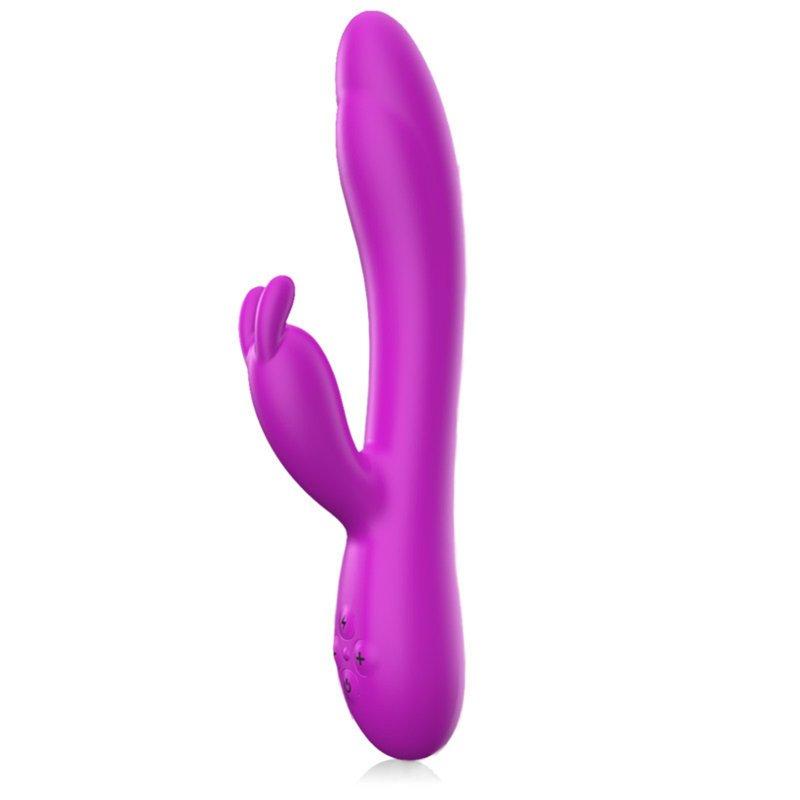 Vibrators |  Vibrator G Spot Vibrator Clitoral Massager Nipple Vibrator Pleasure Stimulator ABS+ Silicone Sex Toy For Adult Couples Women Purple Adult Items Purple