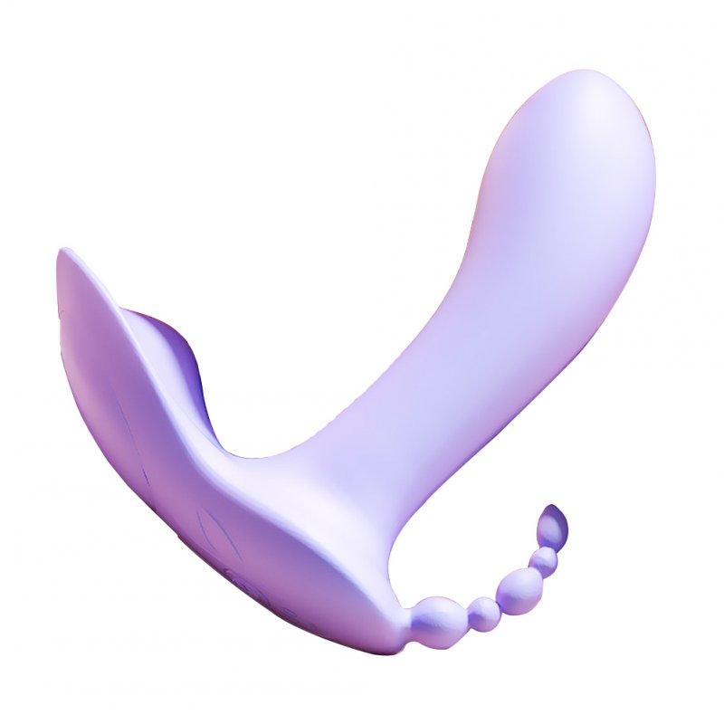 Vibrators |  Vibrator G Spot Vibrator Clitoral Massager Nipple Vibrator Pleasure Stimulator Silicone +ABS Small Program Connection Remote Control Sex Toy For Adult Couples Women Purple Adult Items Purple