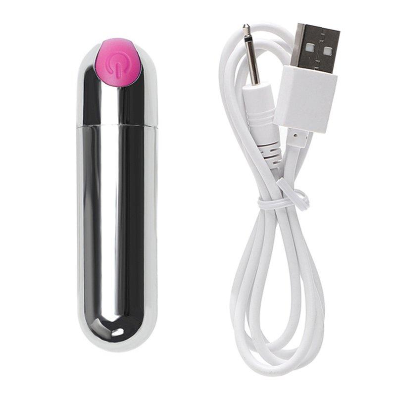 Vibrators |  Women Mini Bullet Vibrator 10 Vibration Modes Waterproof Low Noise Adult Sex Toys G-spot Egg Massager pink Adult Items Pink