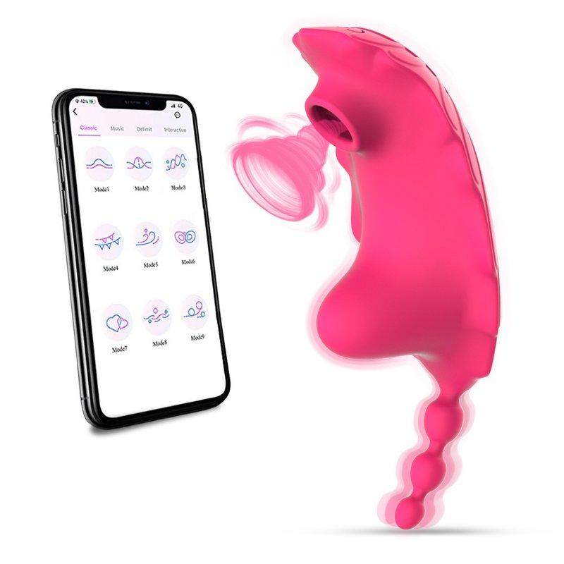 Vibrators |  Women Wear Vibrating Panties Toy with App Remote Control Usb Charging Vaginal Vibrator Red Adult Items Type B wearable: Red