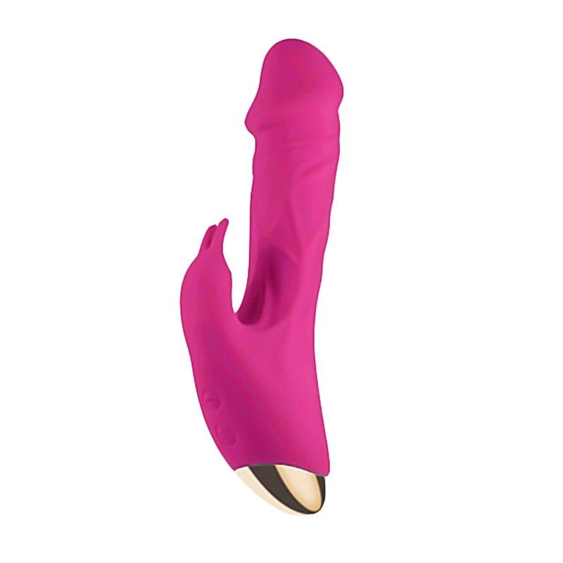 Vibrators |  Female Powerful Vibrator Rabbit Vibrator Sex Toys Clitoris Stimulator USB Charging G Spot Vagina Massager Adult Sex Toys rose red Adult Items Rose red