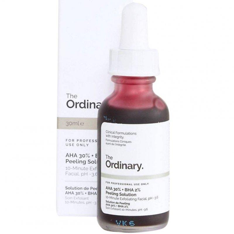 Face Care |  10-Minute Exfoliating Face The Ordinary AHA 30% + BHA 2% Peeling Solution 30ml Red wine_30ml Face Care Face Care