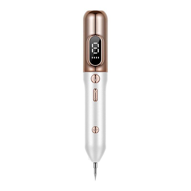 Face Care |  Mole Removal Pen  9 Levels Portable Household Black Dot Dark Mole Point Pen Skin Care Beauty Device With Light champagne gold Face Care Champagne gold