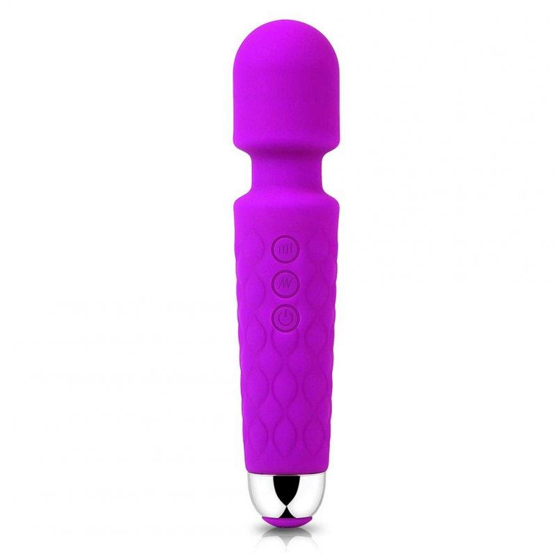 Vibrators |  Powerful AV Vibrator Magic Vagina Wand Clitoris Stimulator Vibrators Sex Toys G Spot for Masturbator USB Dildo purple Adult Items Purple